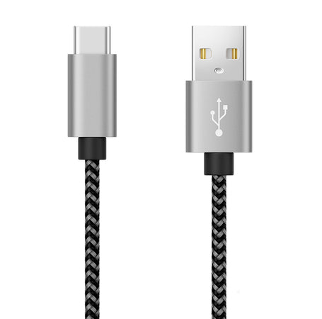Cavo USB A Maschio 2.0 / USB-C&trade Maschio 3A 1 m Alluminio