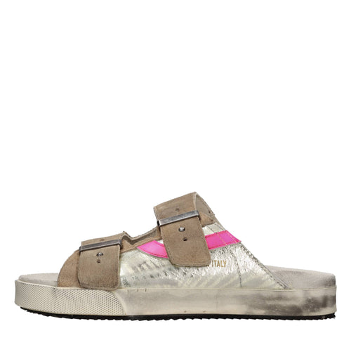 HIDNANDER Sandali Oro da donna