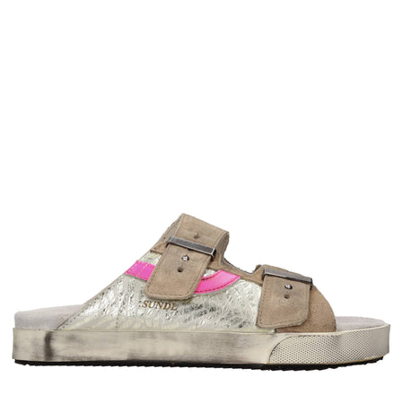HIDNANDER Sandali Oro da donna