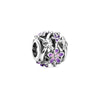 Pandora - Charm Margherita viola con lavorazione openwork