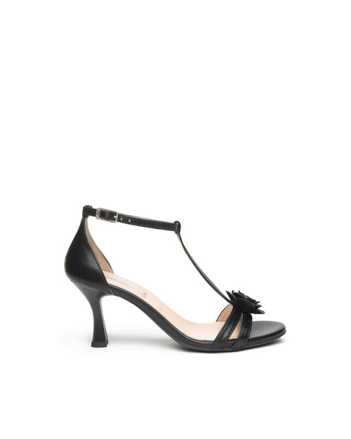 Nero Giardini sandali donna in pelle nero E615642DE100