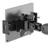 Supporto a Pinza VESA 75x75 per Smartphone e Tablet 4,7''-15'' 1kg max. Nero