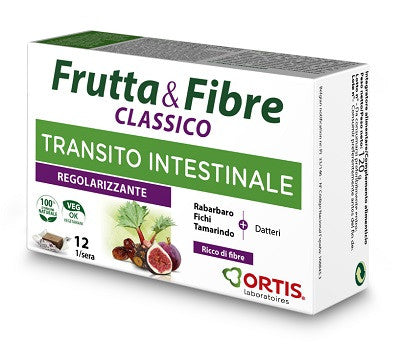 Ortis frutta & fibre classico transito intestinale 12 cubetti