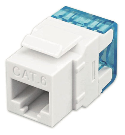 Frutto Keystone RJ45 UTP Cat.6 180&deg Bianco