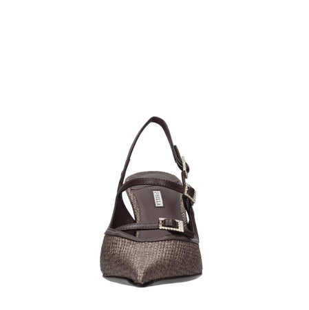 Le Silla Scarpe con Tacco Marrone da donna