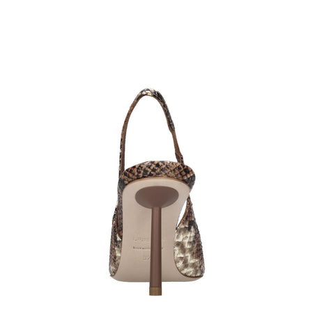 Le Silla Scarpe con Tacco Marrone da donna