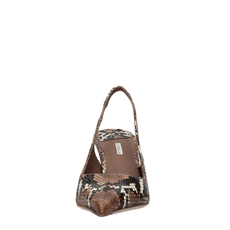 Le Silla Scarpe con Tacco Marrone da donna