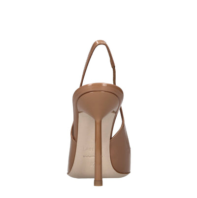 Le Silla Scarpe con Tacco Marrone da donna