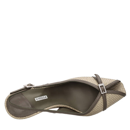 Le Silla Scarpe con Tacco Verde da donna