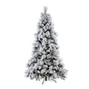 Albero di Natale innevato Garlenda in PE Real Touch+ PP Aghi di Pino + Flock