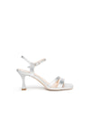 Nero Giardini sandali donna in pelle nettuno argento E615683DE700
