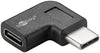 Convertitore Adattatore USB-C&trade Maschio / USB-C&trade Femmina Angolato
