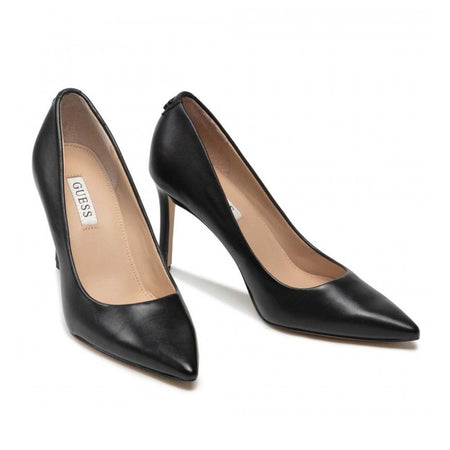 DÉCOLLETÉ IN PELLE NERO GUESS