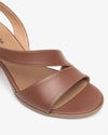 Nero Giardini sandali donna in pelle color cuoio E610440D400