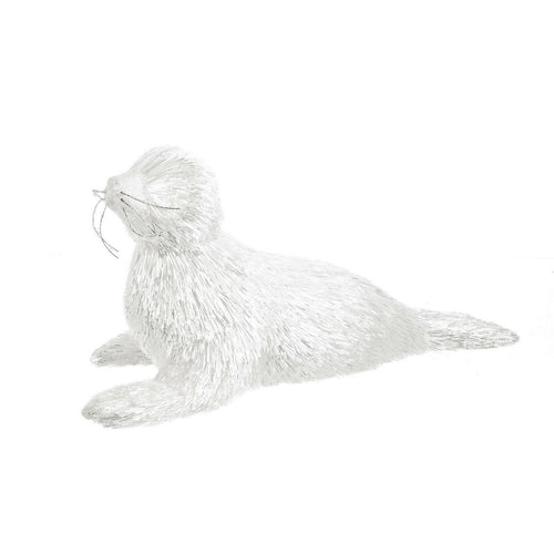 Foca decorativa Essence in polistirolo per decorazione natalizia