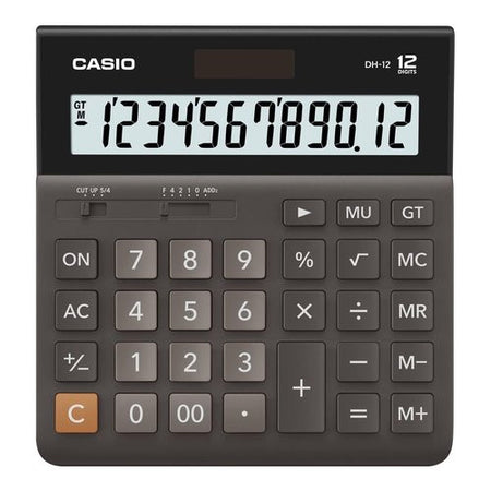 Calcolatrice Casio DH 12BK DH SERIES Black