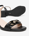 Nero Giardini sandali donna in pelle nero con accessorio E615722D100