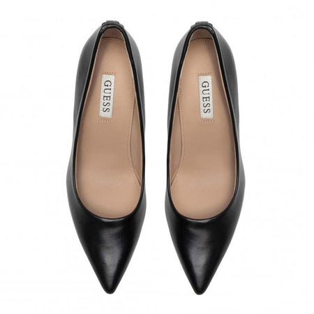 DÉCOLLETÉ IN PELLE NERO GUESS