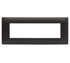 Placca Serie YOUNG 44 per Scatola Rettangolare 7 Moduli Grigio