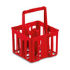 Porta bottiglie Stefanplast 4223 Cestello 4 Posti Rosso