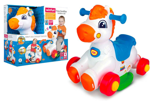 Pony Cavallino Cavalca e Vai Elettronico 2in1