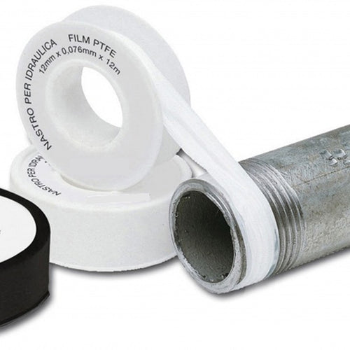 Teflon per idraulici in PTFE 12mm x 10mt - 2 rotoli