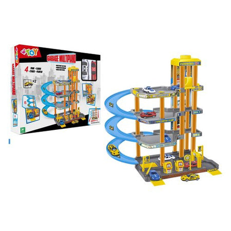 Garage Playset Globo 42434 W’TOY Multipiano con 2 veicoli inclusi