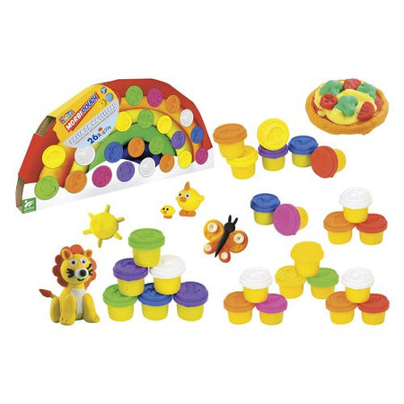 Pasta modellabile Globo 41572 KIDEA MORBIDOUGH Arcobaleno 26x25 gr Col