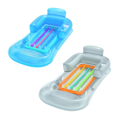 Bestway 43028 galleggiante da piscina e da spiaggia Blu Vinile Sedia a sdraio galleggiante