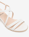 Nero Giardini sandali donna in pelle bianco E615740D707