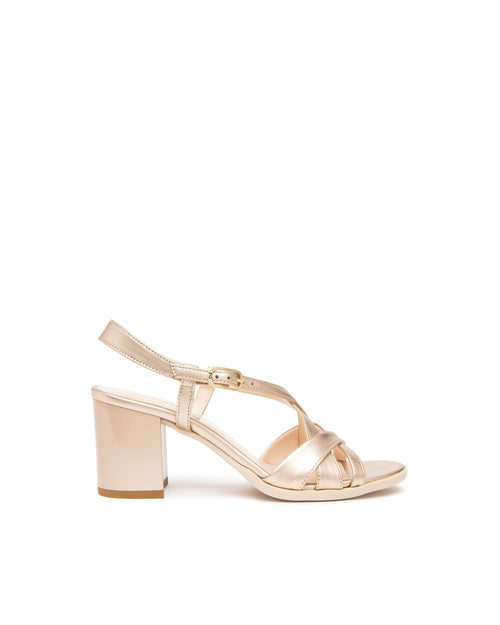 Nero Giardini sandali donna in pelle laminato sandalo E615753D434