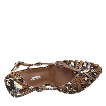 Le Silla Scarpe con Tacco Marrone da donna
