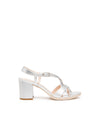 Nero Giardini sandali donna in pelle laminato argento E615753D700