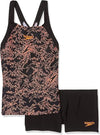 Speedo Tankini Boom Allover Donna Black Fluo Orange