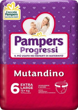 Pampers progressi mut xl 15pz