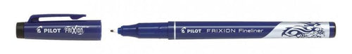Pilot Pennarello marcatore Frixion Fineliner punta fine Colore Nero