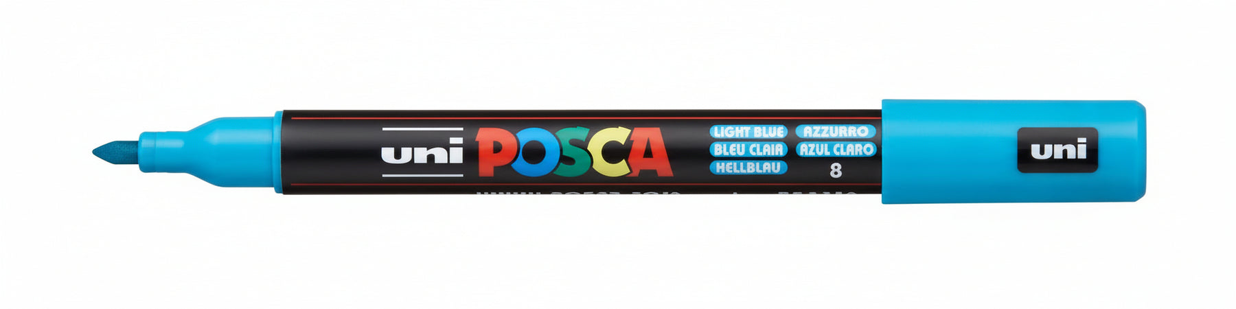 Poscapen Azzurro pennarello Marker Ultra Fine 0,7 mm