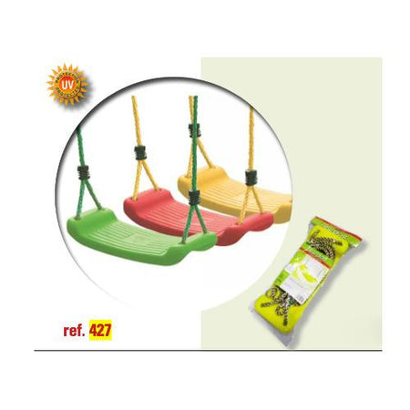 Sedile altalena New Plast 427 Corde ed agganci inclusi Assortito