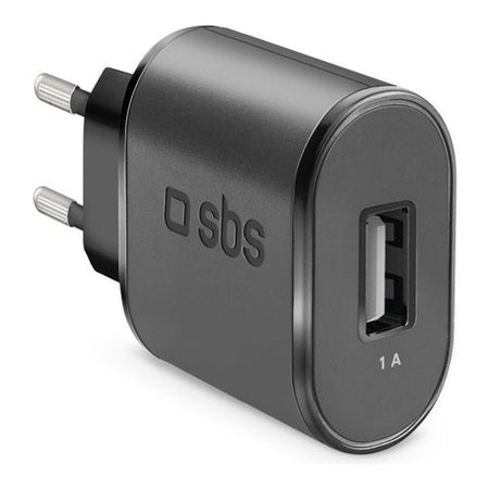 Caricabatterie Sbs TETR1USB1A WALL CHARGER 5W Black