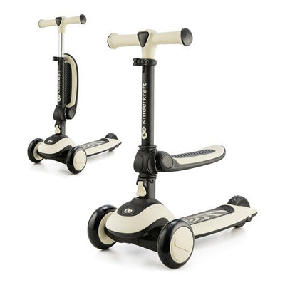 Monopattino bimbi Kinderkraft KRHALL00WHT0000 HALLEY Cavalcabile 2 in