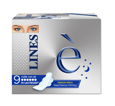 Lines e  notte assorbenti 9pz