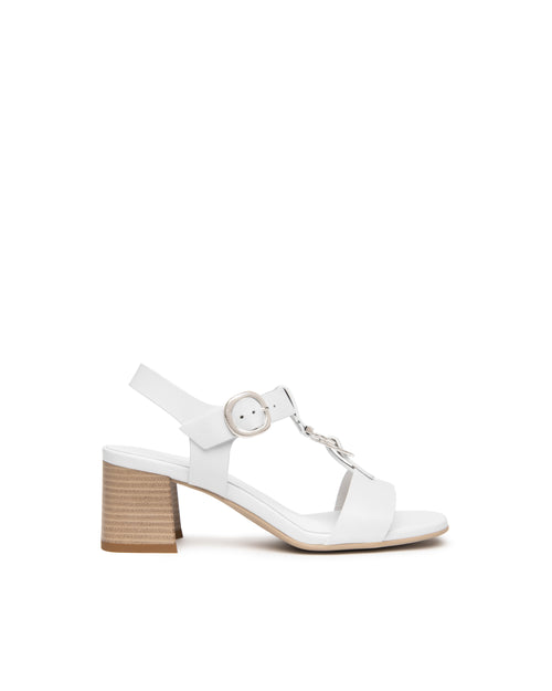 Nero Giardini sandali donna in pelle bianco E615870D707