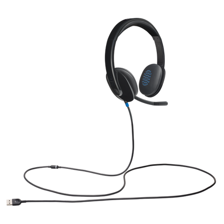 Cuffie on-ear USB Headset - audio ad alta definizione e controlli integrati