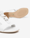 Nero Giardini sandali donna in pelle bianco E615870D707