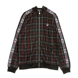 FILA Giacca Tuta Uomo Waite Aop Tj Black Check Allover da uomo