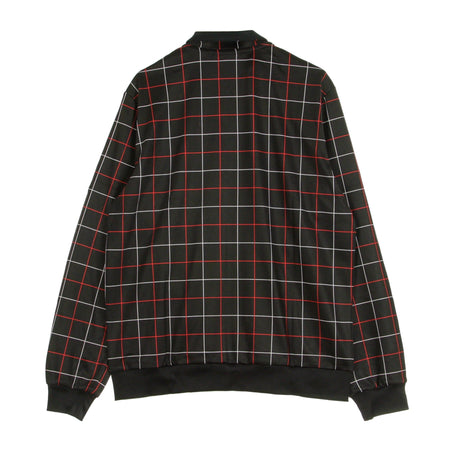 FILA Giacca Tuta Uomo Waite Aop Tj Black Check Allover da uomo