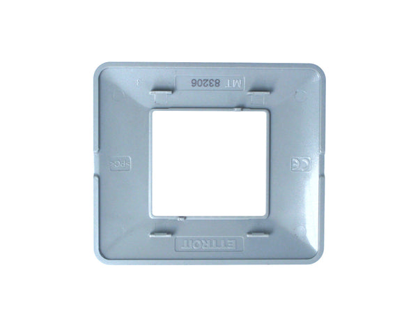 ETTROIT Placca Plastica Serie Solar 2P Colore Oro Lucido Compatibile Con Bticino Matix