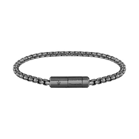 Bracciale MASERATI uomo Gun acciaio  brunito