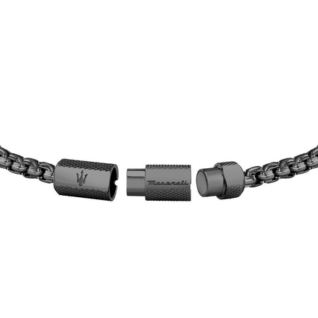 Bracciale MASERATI uomo Gun acciaio  brunito