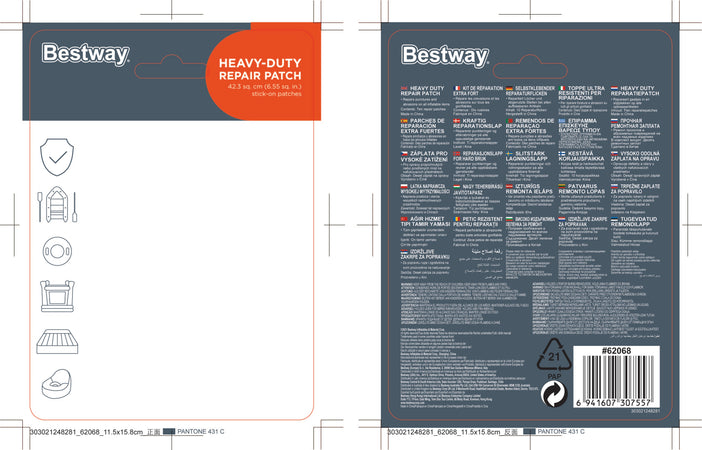 Bestway 62068 kit di riparazione per gonfiabili